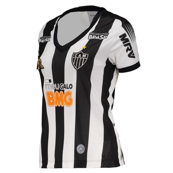 Maillot Football Atlético Mineiro Domicile Femme 2019-20 Negro Blanc